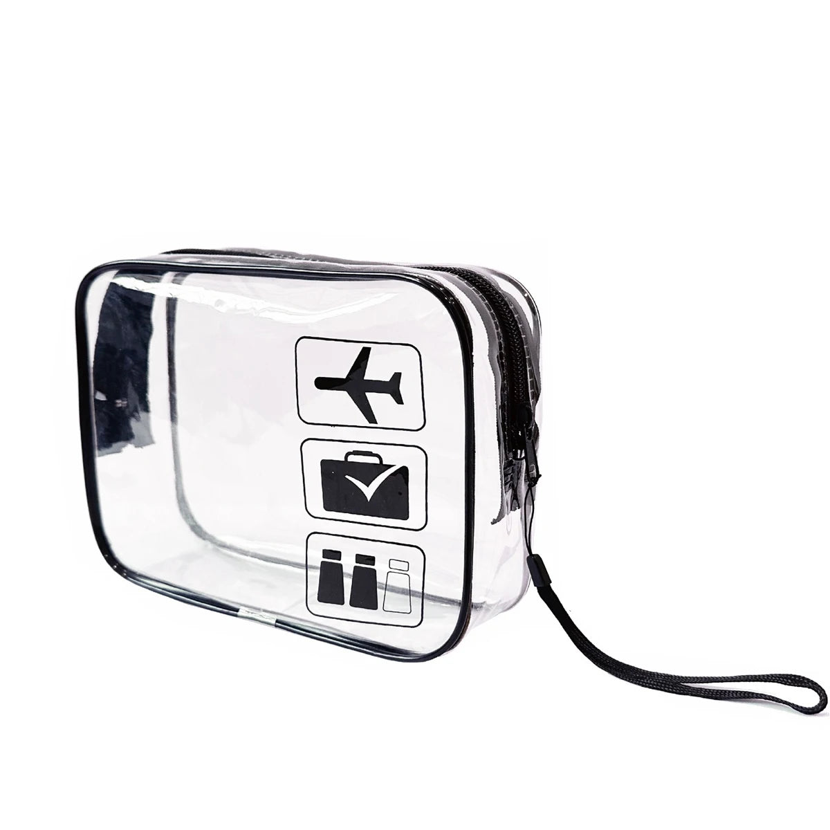 YANZAI Transparent Zipper Makeup Bag