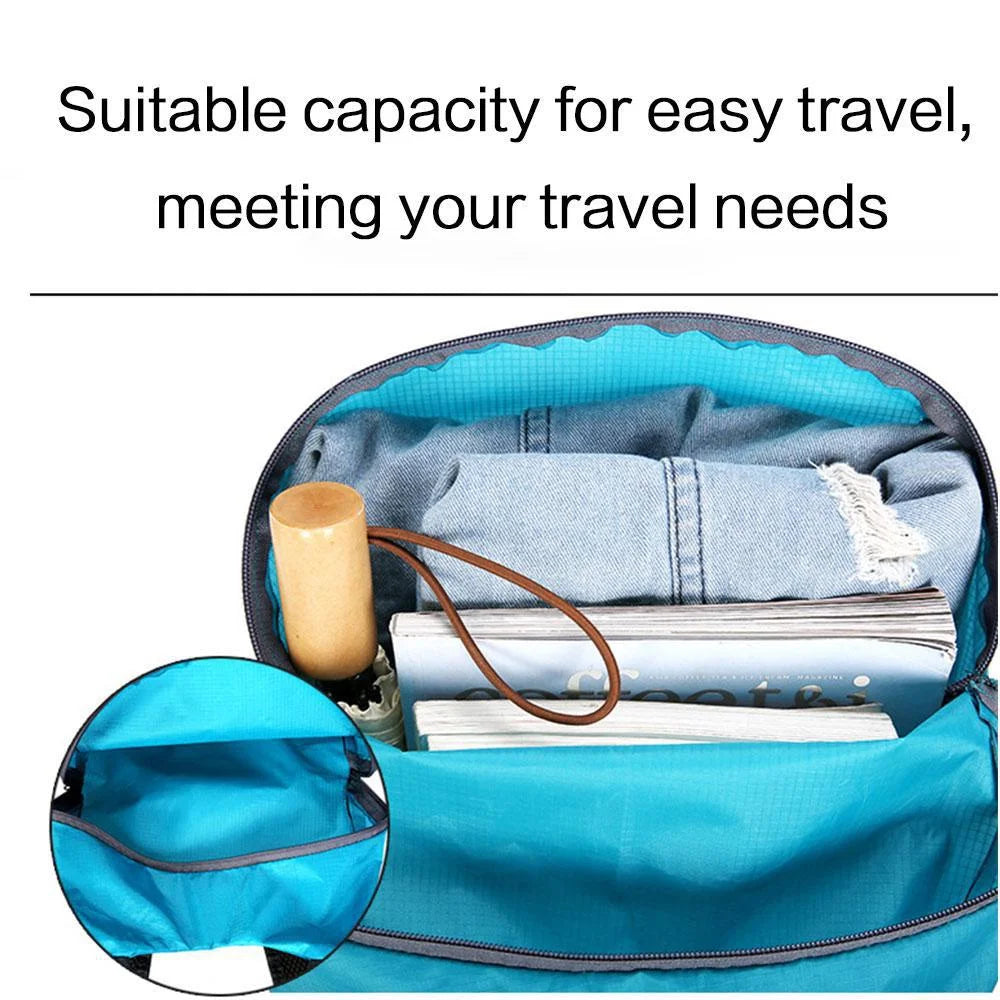 JJYY Foldable Waterproof Outdoor Sports Backpack