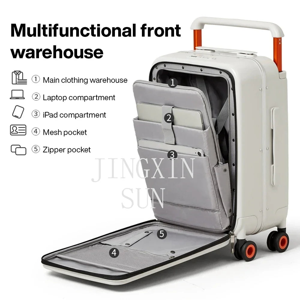 New Design Wide Handle Suitcase