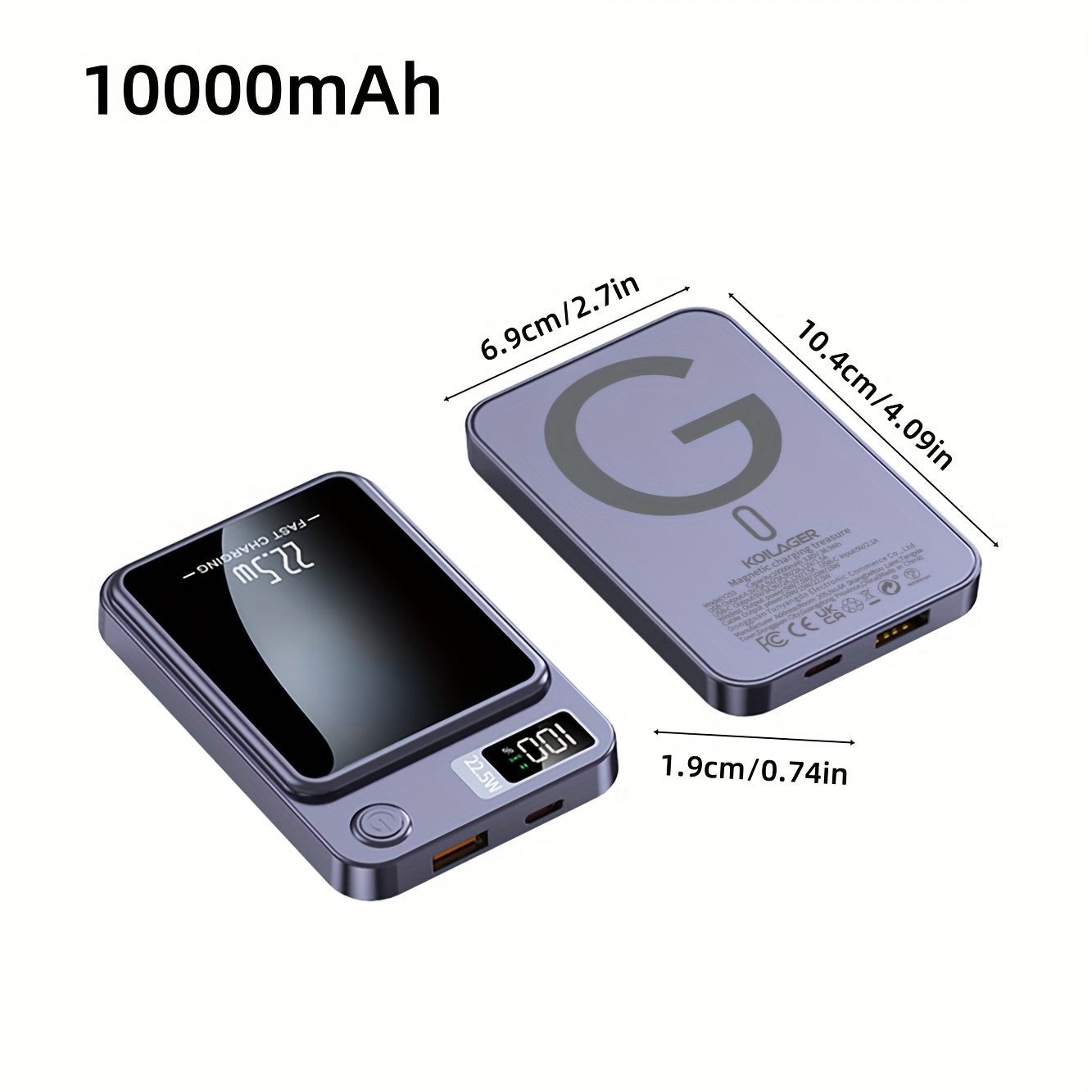 Ultrathin Magnetic Wireless Power Bank