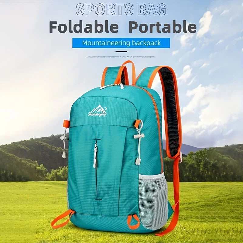 Portable Foldable Backpack Women and Men Outdoor Hiking Climbing Backpacks Lightweight Travel Bag Waterproof Cycling Backpack