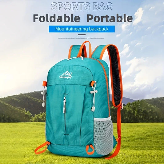 Portable Foldable Backpack Women and Men Outdoor Hiking Climbing Backpacks Lightweight Travel Bag Waterproof Cycling Backpack