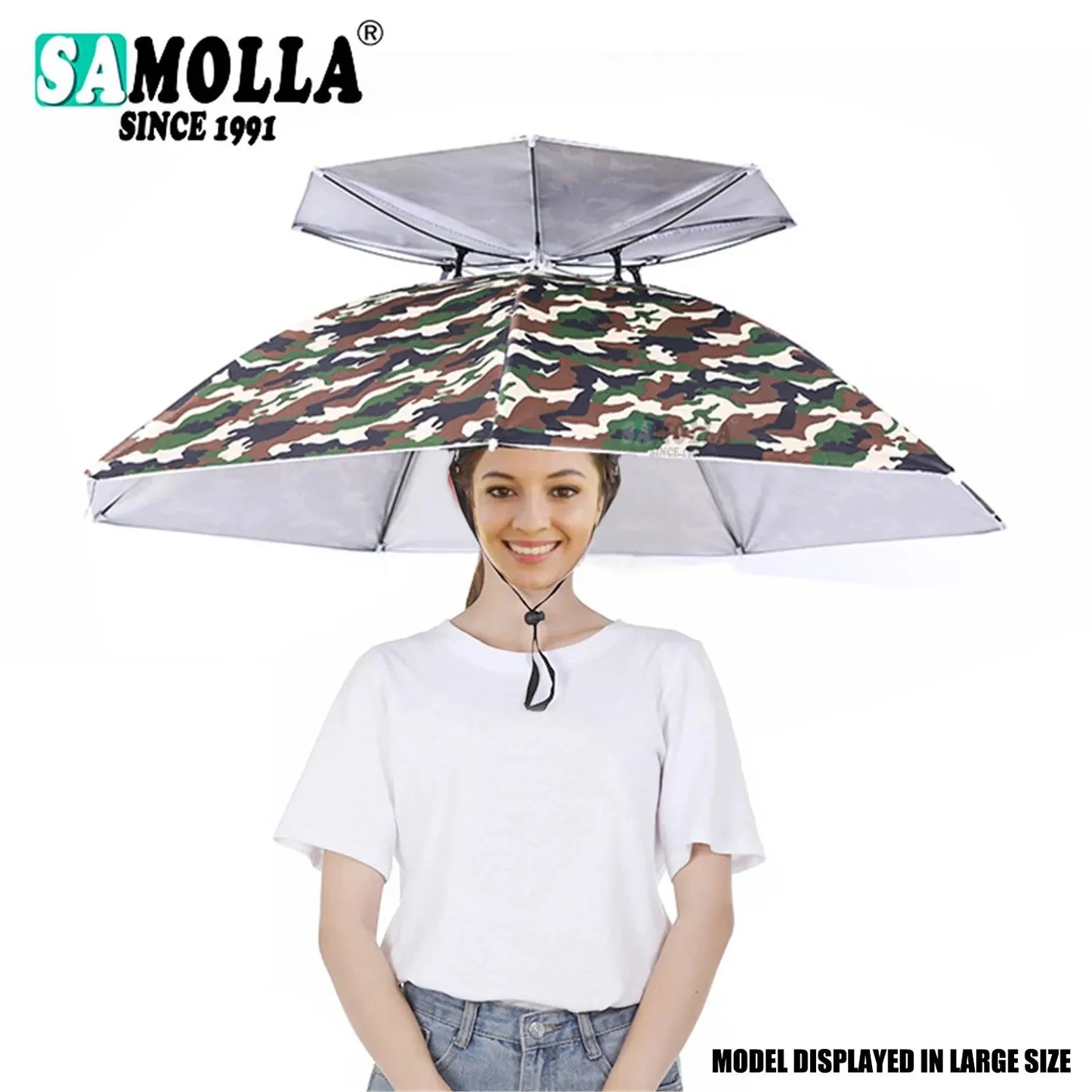Foldable Rain Umbrella Hat