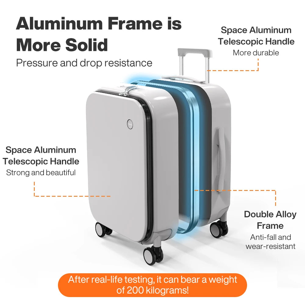 Aluminum frame Suitcase