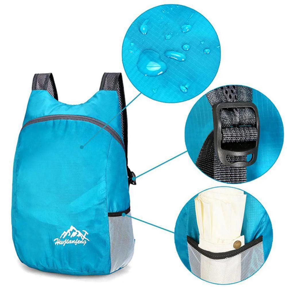JJYY Foldable Waterproof Outdoor Sports Backpack