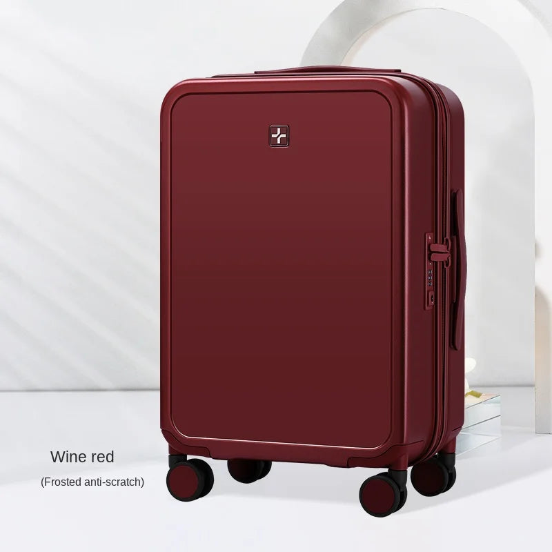 Suitcase Female 20-inch Cabin Travel Suitcase Large Capacity Password Carry on Luggage Ultra-light Universal Wheel Trolley Case