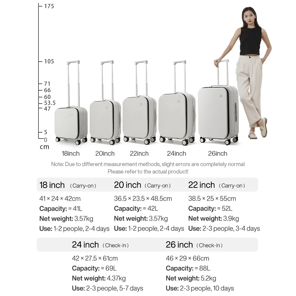 Aluminum frame Suitcase