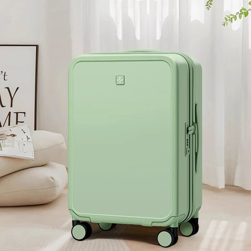 Suitcase Female 20-inch Cabin Travel Suitcase Large Capacity Password Carry on Luggage Ultra-light Universal Wheel Trolley Case