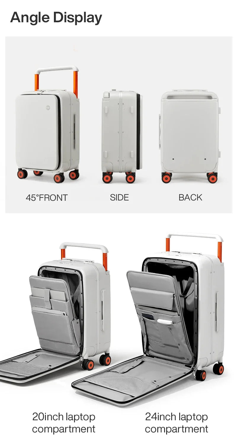New Design Wide Handle Suitcase