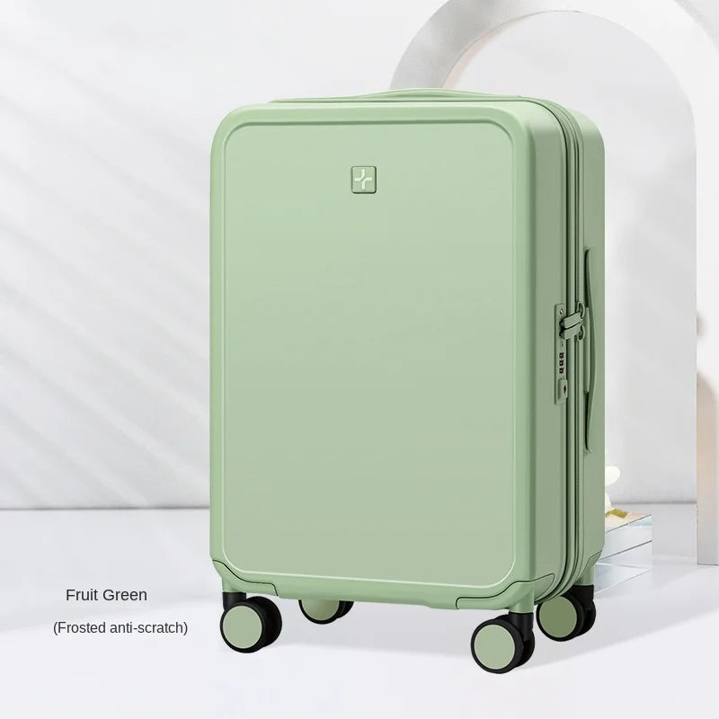 Suitcase Female 20-inch Cabin Travel Suitcase Large Capacity Password Carry on Luggage Ultra-light Universal Wheel Trolley Case