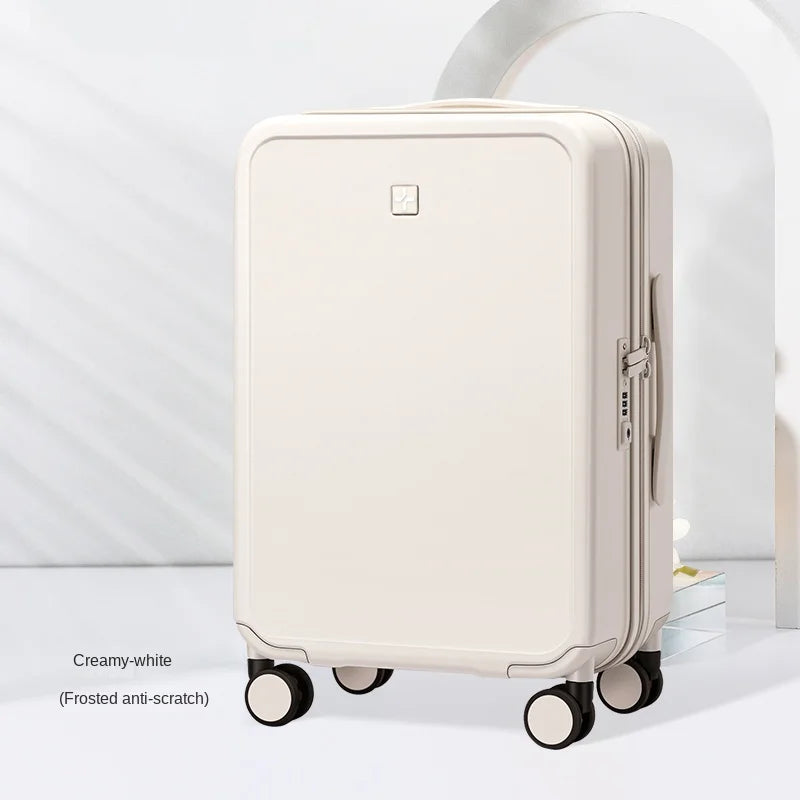 Suitcase Female 20-inch Cabin Travel Suitcase Large Capacity Password Carry on Luggage Ultra-light Universal Wheel Trolley Case