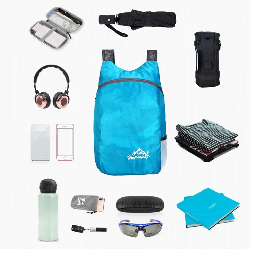 JJYY Foldable Waterproof Outdoor Sports Backpack