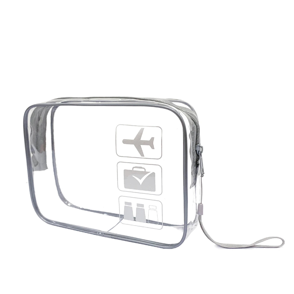 YANZAI Transparent Zipper Makeup Bag
