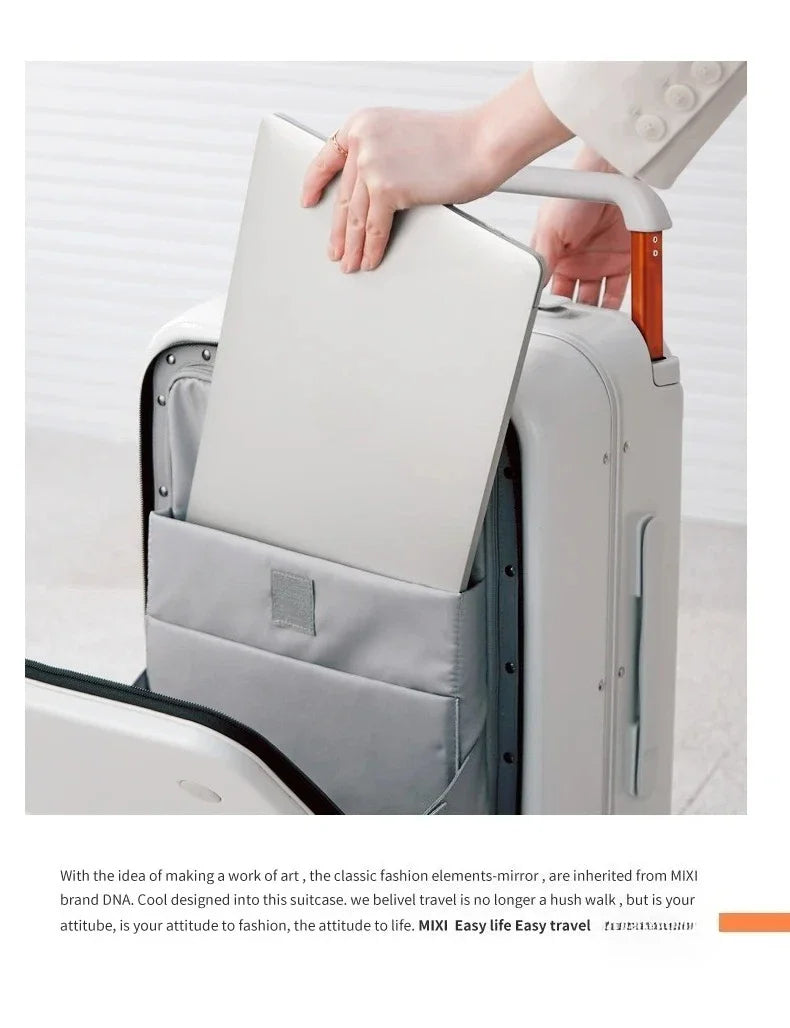 New Design Wide Handle Suitcase