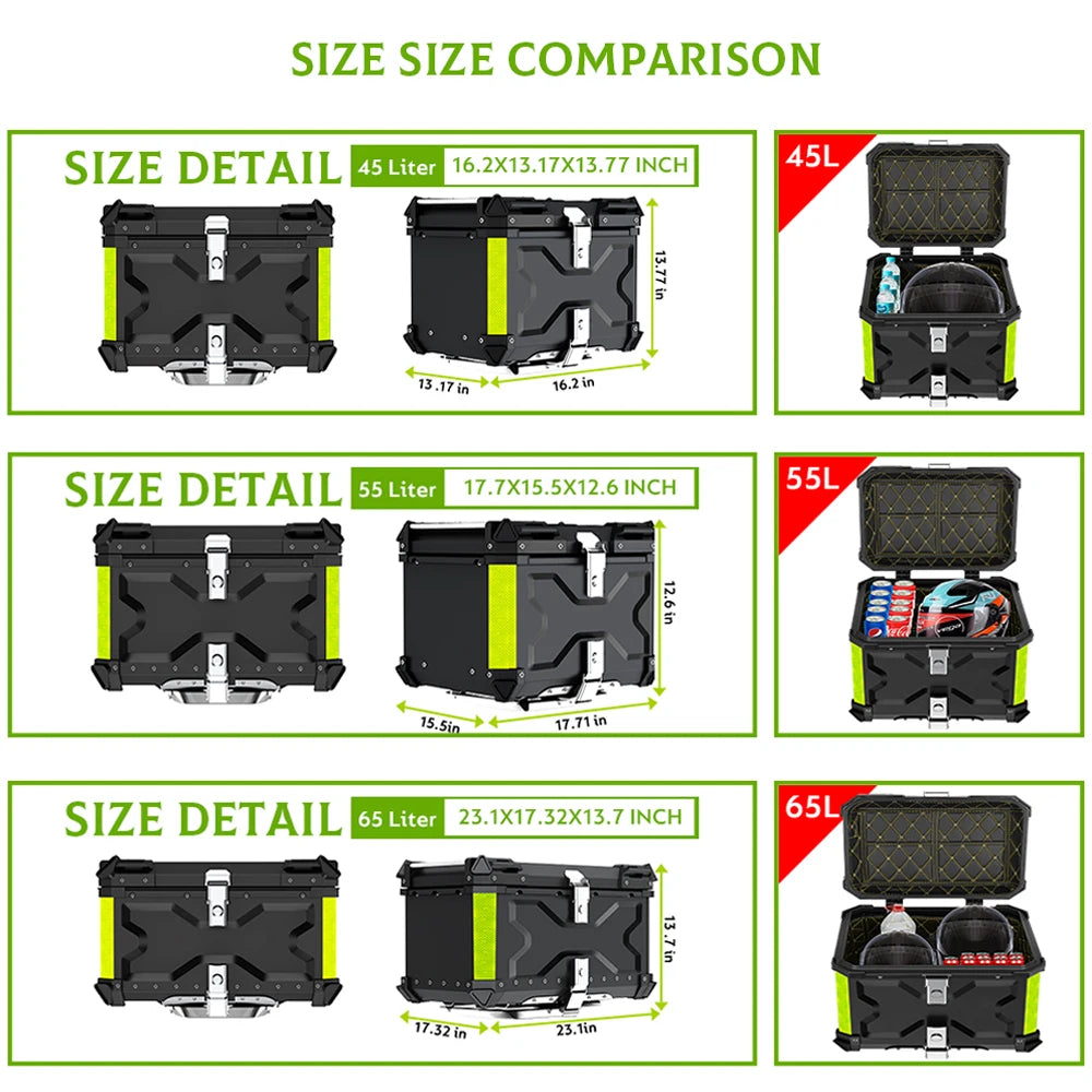 Motorcycle Tail Box Trunk