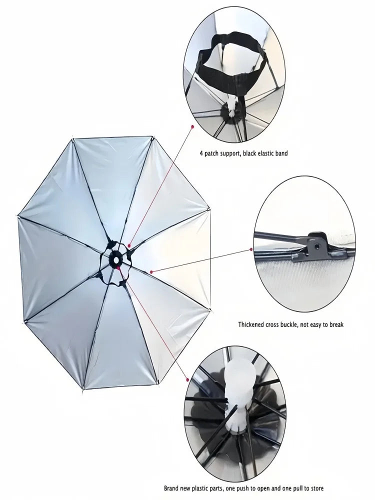 Lightweight Umbrella Hat